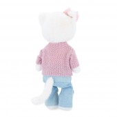 Soft toy, Lucky Kitty, Lucky Sophie: Knitted Cherries 38 cm (1/4)