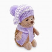 Fluffy the Hedgehog in a lilac striped beret 15