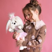 Plush toy, Lucky Doggy, Lucky Mimi: Pink Heart 38cm (1/4)