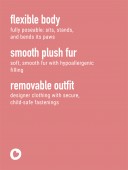 Soft toy, Lucky Kitty, Lucky Sophie: Stylish Kitten 38 cm (1/4)
