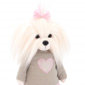 Plush toy, Lucky Doggy, Lucky Mimi: Pink Heart 38cm (1/4)