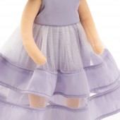 Clothing set: Purple dress