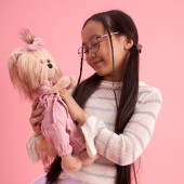 Plush toy, Lucky Doggy, Lucky Yoyo: Comfortable Walk (38cm)