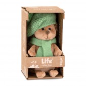 Plush toy, Life, Prickle the Hedgehog in a green beret 25cm (1/6)