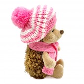 Fluffy the Hedgehog in a pink striped beret 15