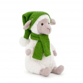 Nicky the Sheep in a Green Hat 20cm