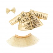 Plush toy, Lucky Doggy, Clothing set: Golden Jacket (4/16)