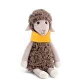 Bibi the Sheep in a Yellow Snood 16cm