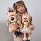 Plush toy, Lucky Doggy, Lucky Yoyo: Golden Jacket 38cm (1/4)