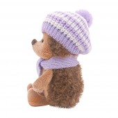 Fluffy the Hedgehog in a lilac striped beret 15