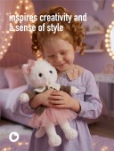 Soft toy, Lucky Kitty, Lucky Sophie: Cozy Evening 38 cm (1/4)