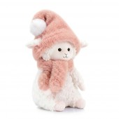 Marshmallow the Sheep in a Peach Hat 20cm